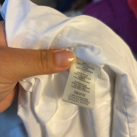 CALVIN KLEIN BEIGE STRIPED BLAZER - Picture 4 of 6